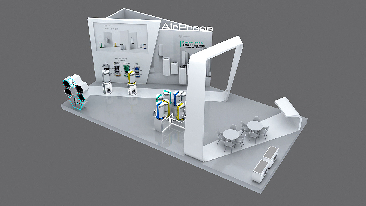 香港电子会展展台搭建设计