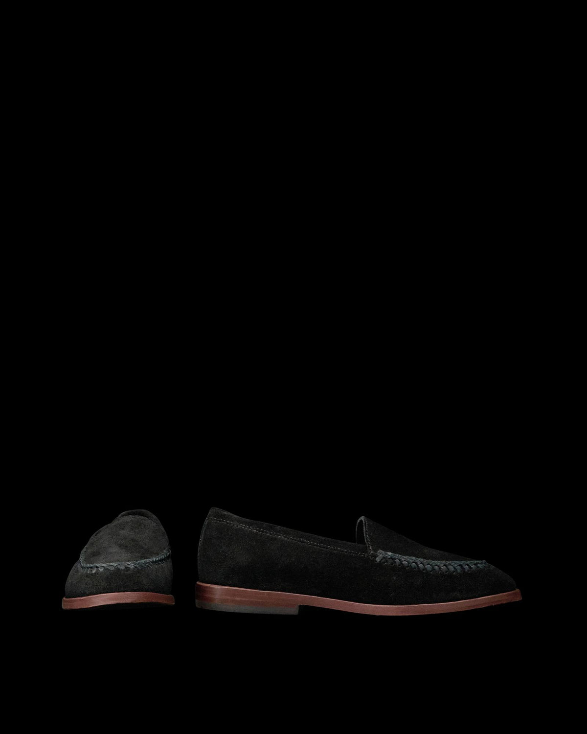 Pair view of The Claire Braid - Midnight on plain background