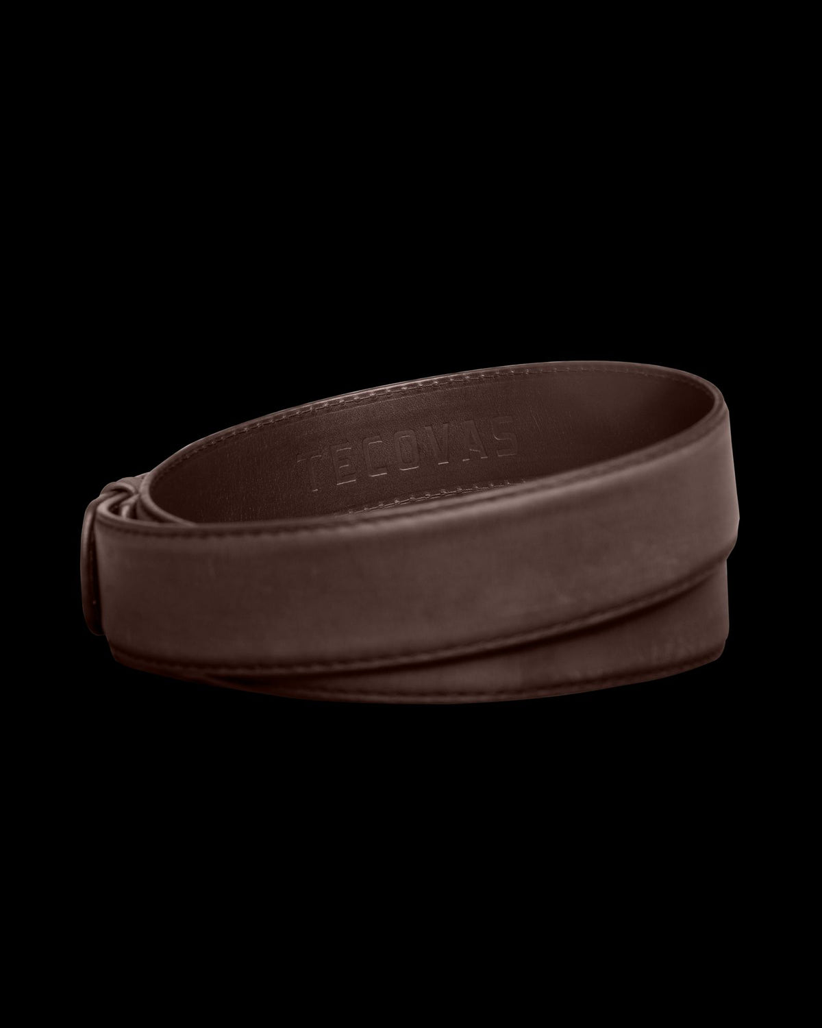 Back view of Men's Goat Belt II - Cafe on plain background