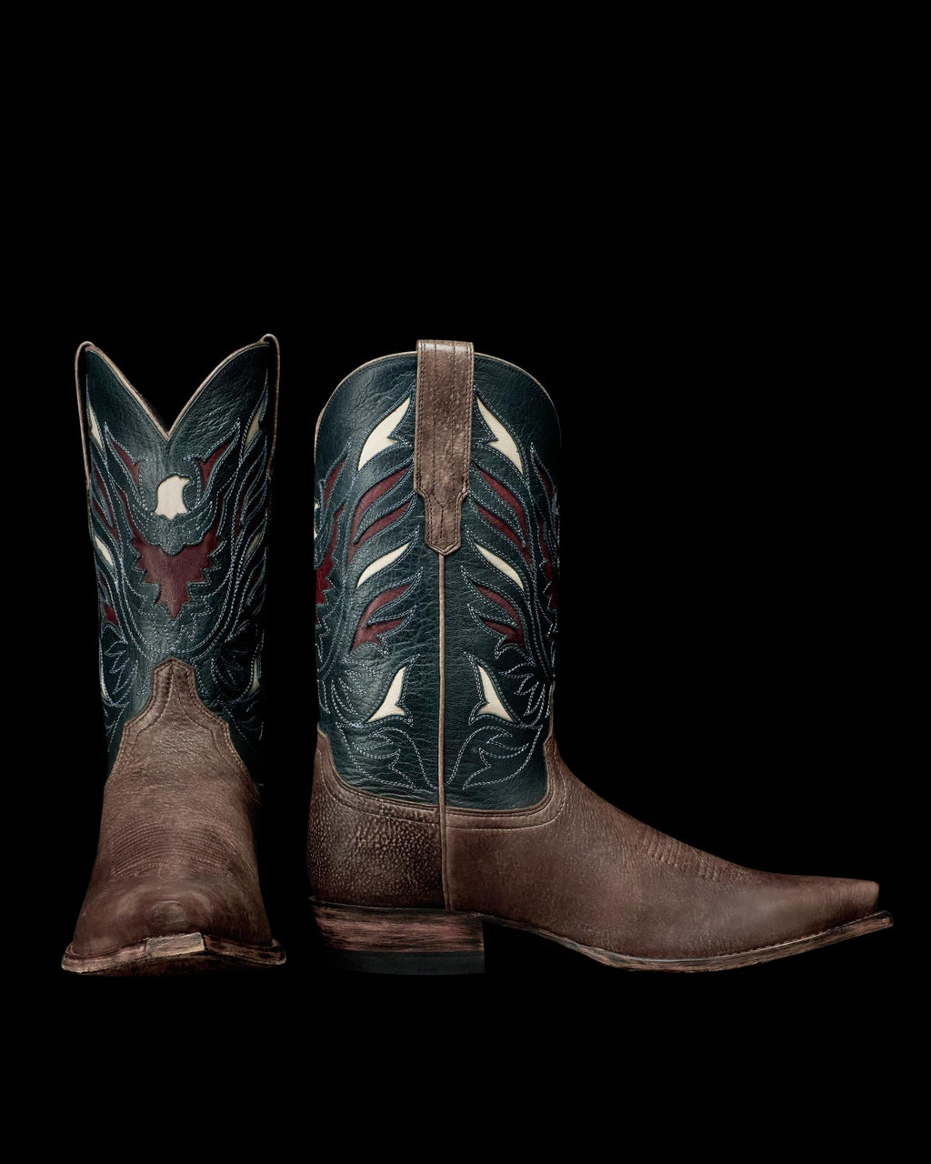 Pair view of The Garrett Eagle - Steel Deerskin on plain background