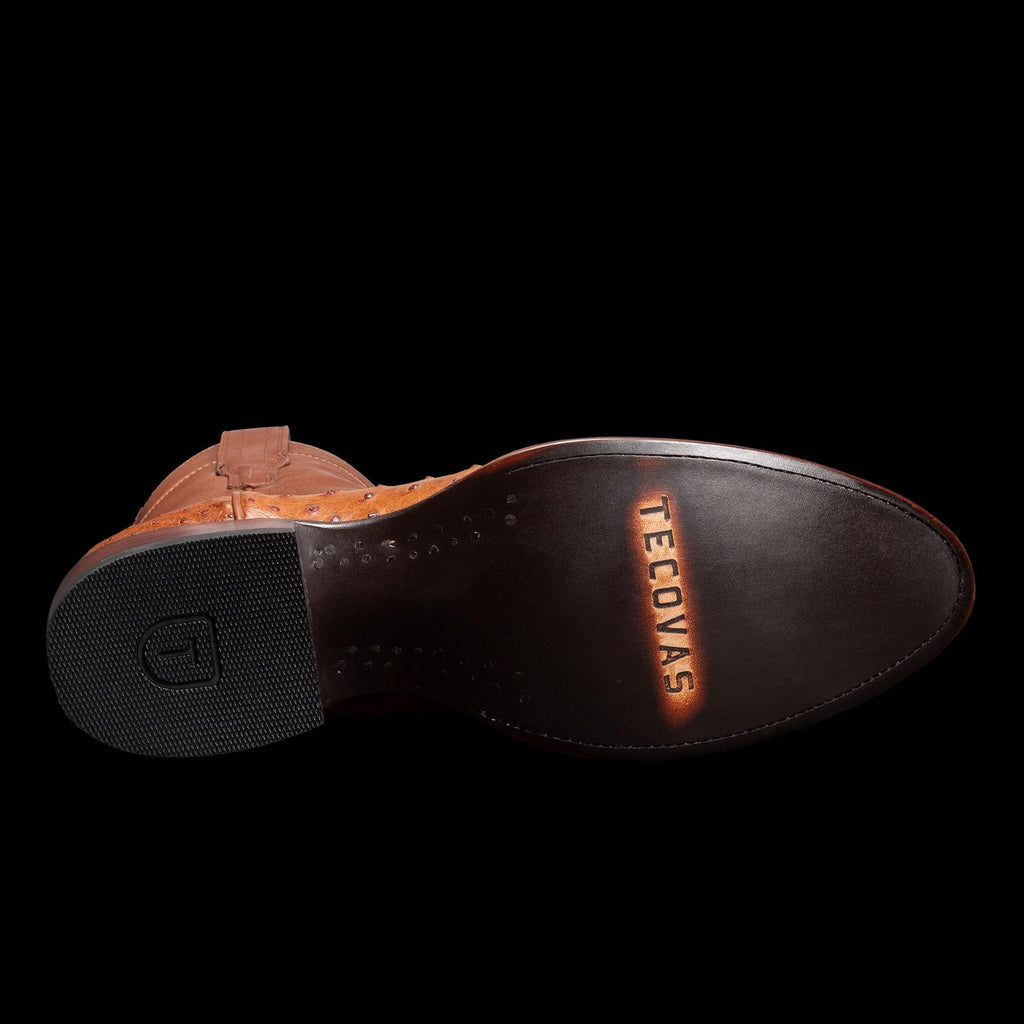 Sole view of The Dean - Pecan on plain background