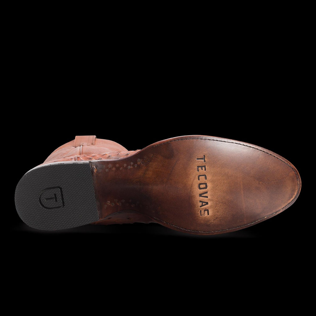 Sole view of The Earl - Pecan on plain background