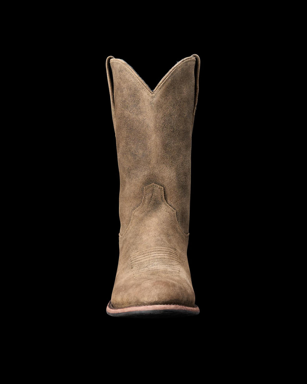 Front view of The Johnny - Gravel on plain background