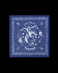 Front view of Gameday Bandana - Navy on plain background