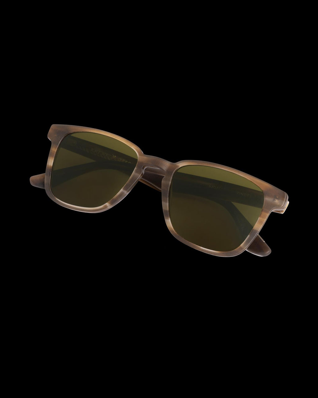 Top view of Tecovas x KREWE Vindel - Matte Kombu on plain background