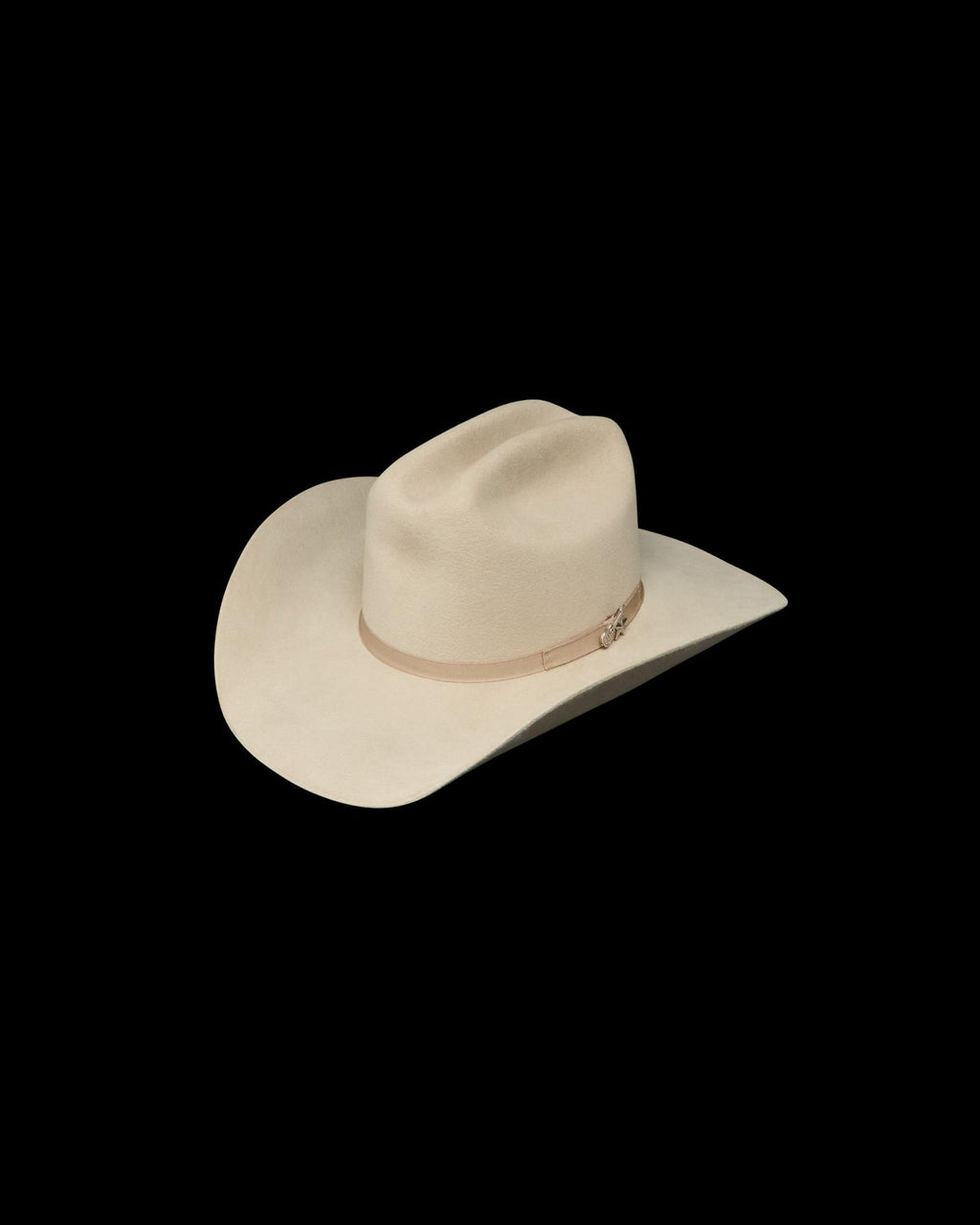 Quarterback view of Guitar Hat Pin - Nickel-Plated Brass on plain background