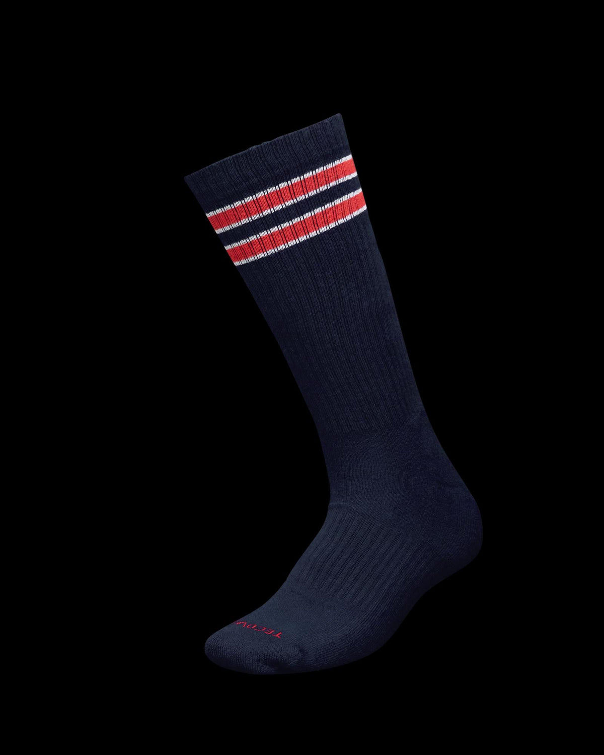 View of Mid-Calf Performance Socks (2-Pack) - Navy / Red