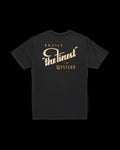 Closeup detail view of Men's the Finest Pocket T-Shirt - Black/Multi
