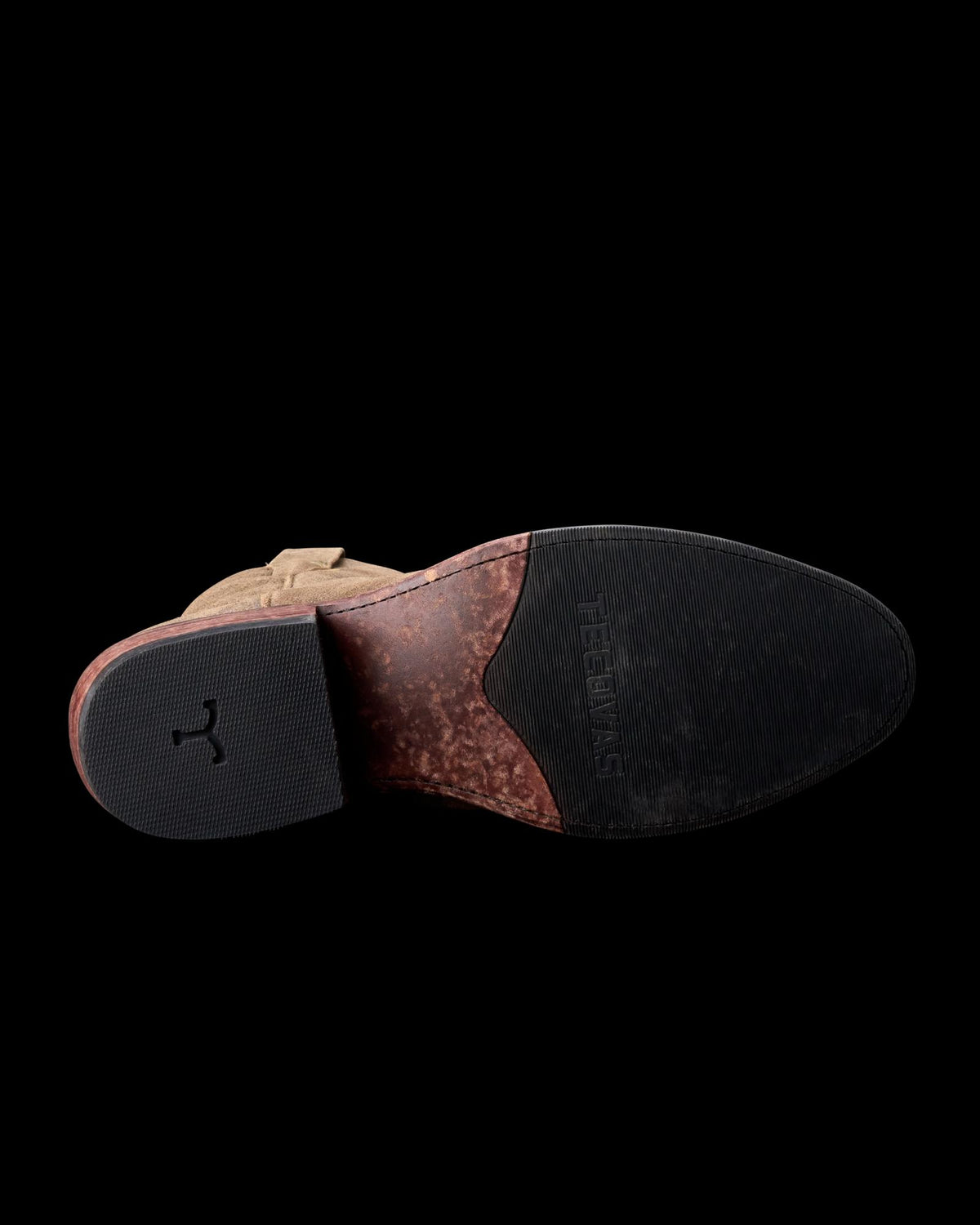 Sole view of The Johnny - Gravel on plain background