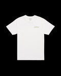 Front view of Men's Saddle Club T-Shirt - Bone/Multi on plain background