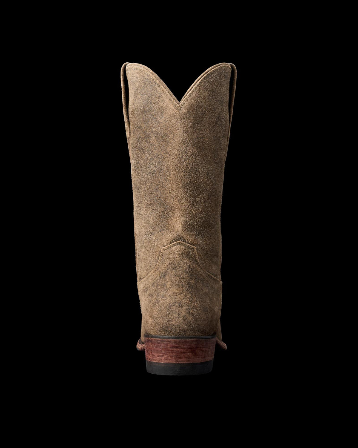 Back view of The Johnny - Gravel on plain background