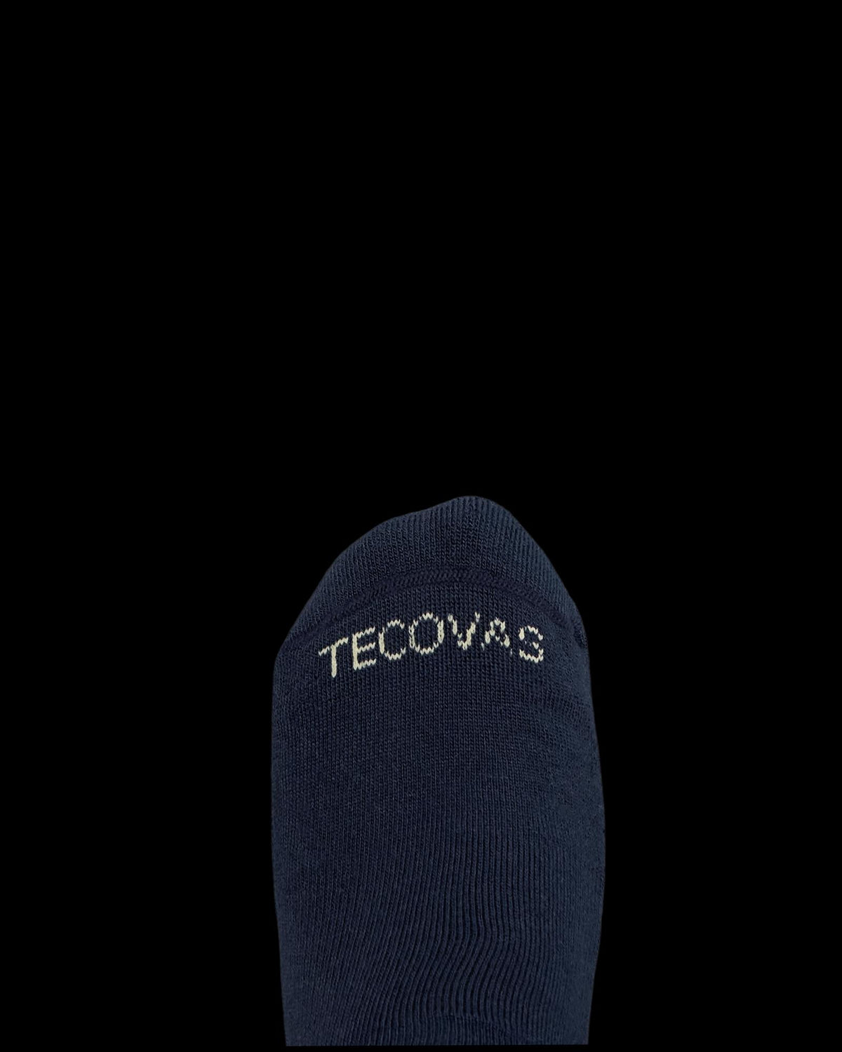 Toe view of Mid-Calf Socks (2-Pack) - Eagle Navy on plain background