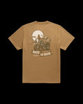 Back view of Men's Hasta La Siesta T-Shirt - Olivewood on plain background