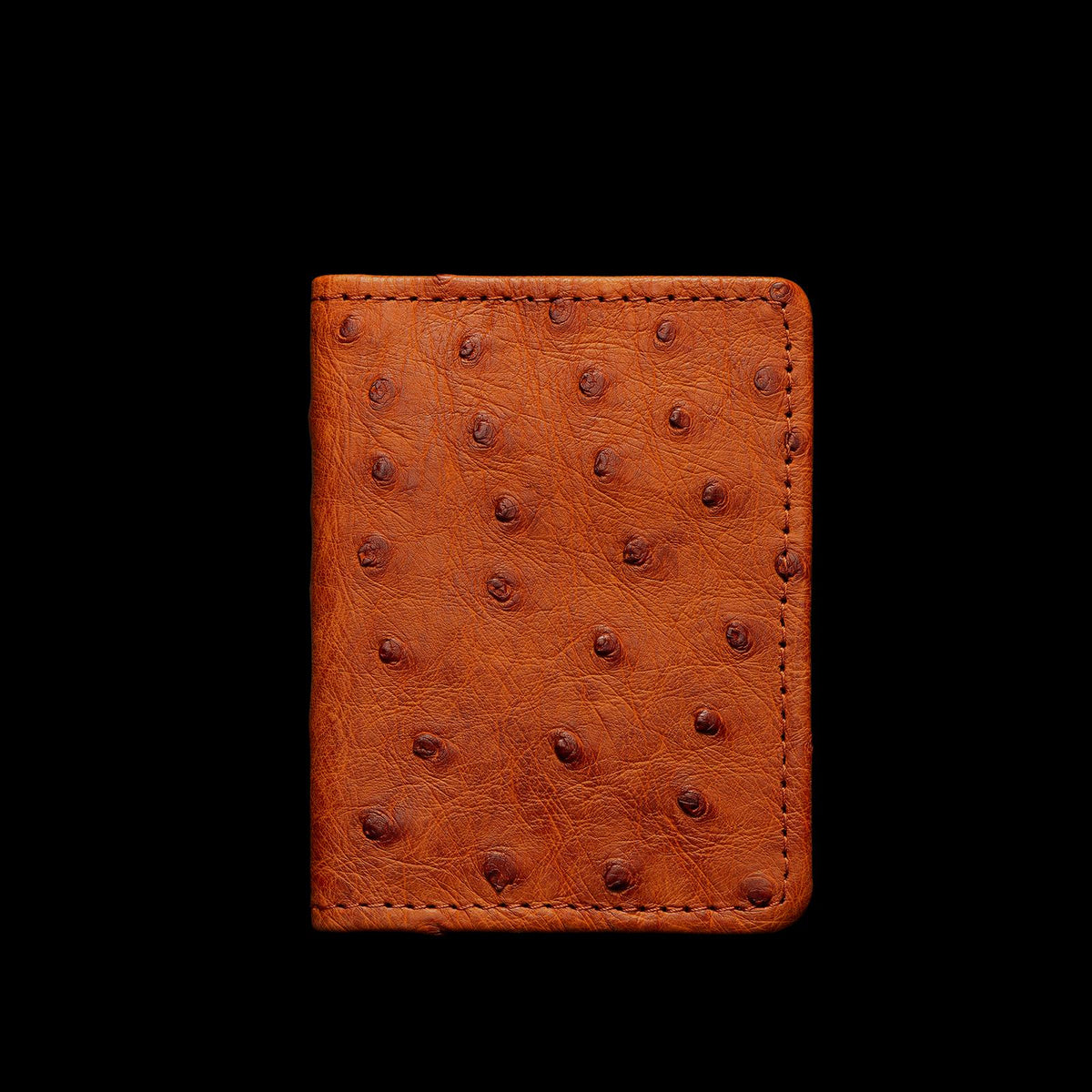 Front view of Bifold Card Case - Pecan on plain background