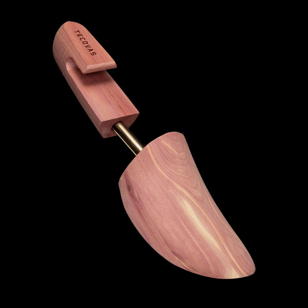 Quarterfront view of Men's Boot Insert - Cedar on plain background
