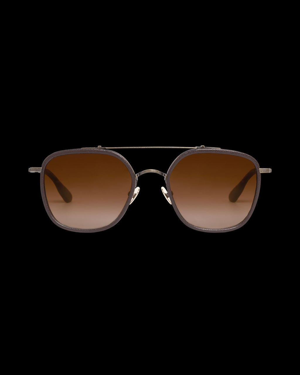 Front view of Tecovas x KREWE Austin - Brown on plain background