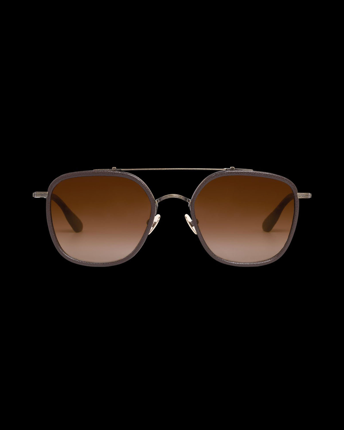 Front view of Tecovas x KREWE Austin - Brown on plain background