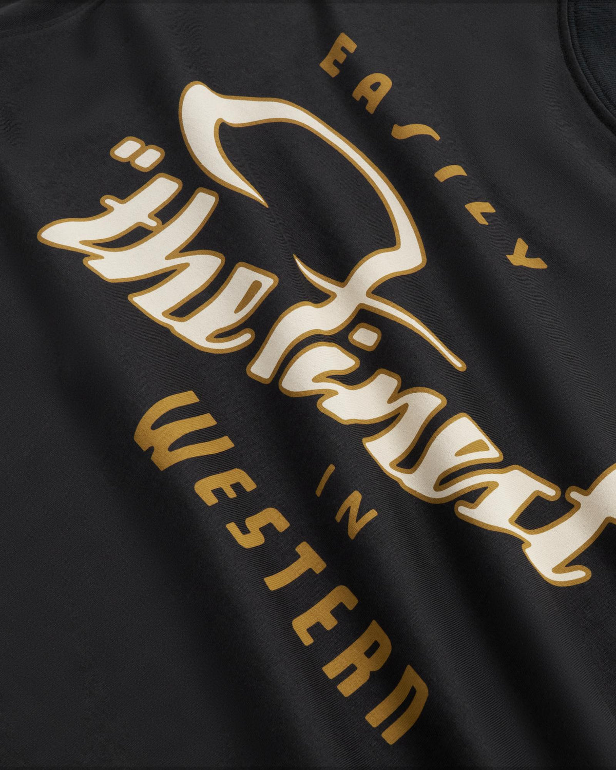 Closeup detail view of Men's the Finest Pocket T-Shirt - Black/Multi