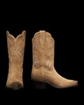 A pair of the Sadie's in Toasted Almond on a plain background