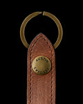 Closeup view of Bartlett Keychain - Cognac
