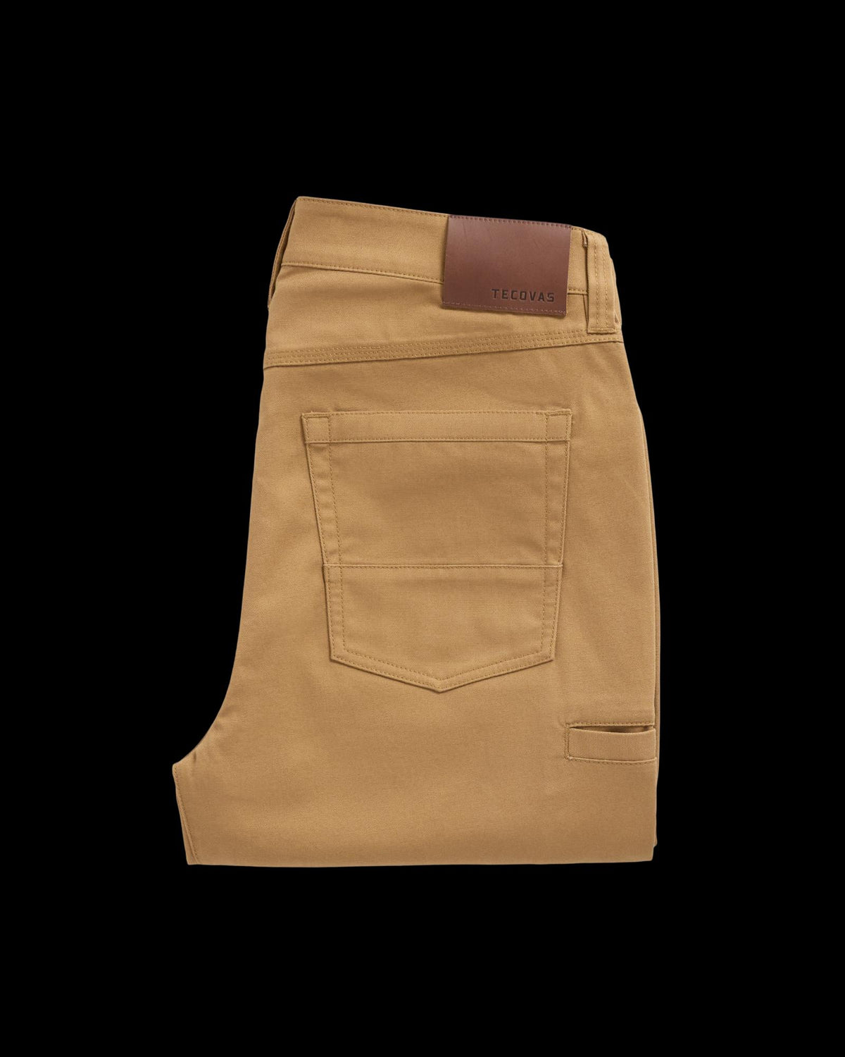 Folded view of Men's Work Pant - Desert Tan on plain background