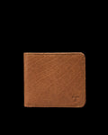Front view of Bison Billfold - Tan on plain background