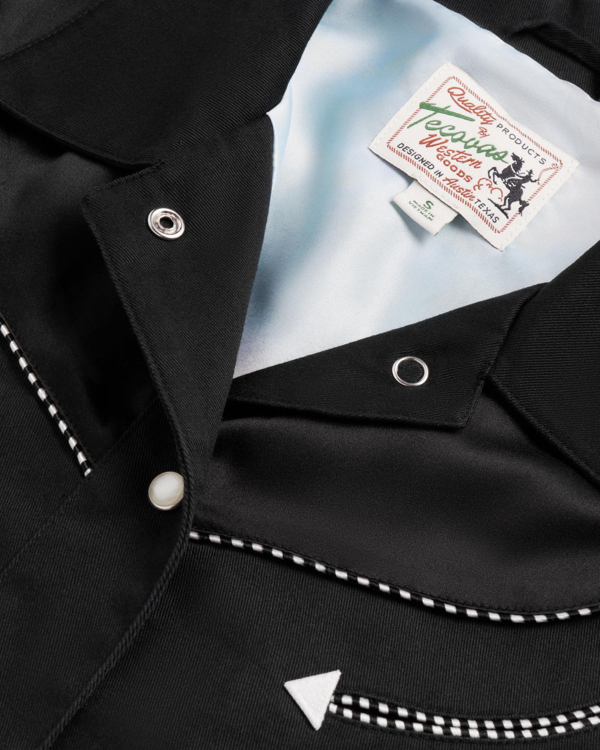 Closeup detail view of Women's Dolly Jacket - Black