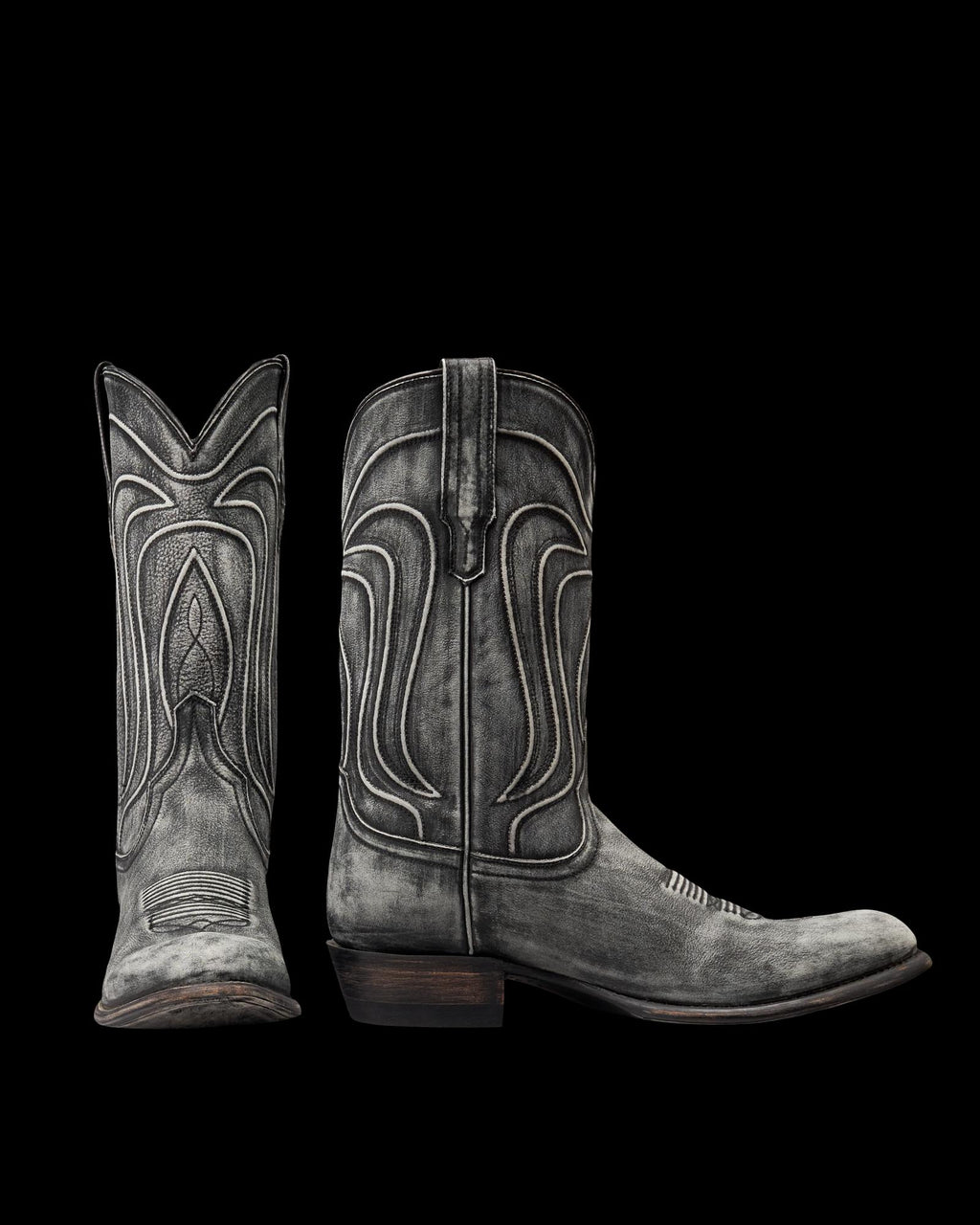 Pair view of The Cartwright - Gunsmoke Cowhide on plain background
