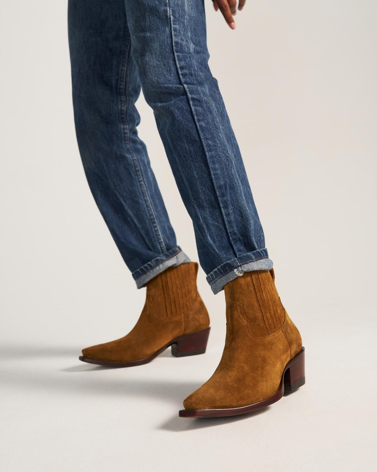 View of The Piper II - Sienna Suede