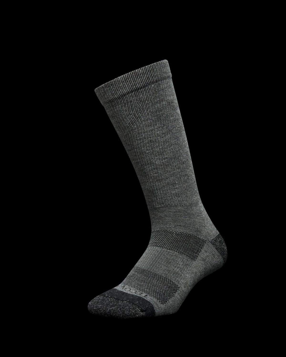 View of Mid-Calf Sock (3 Pack) - Tan / Dark Gray / Brown