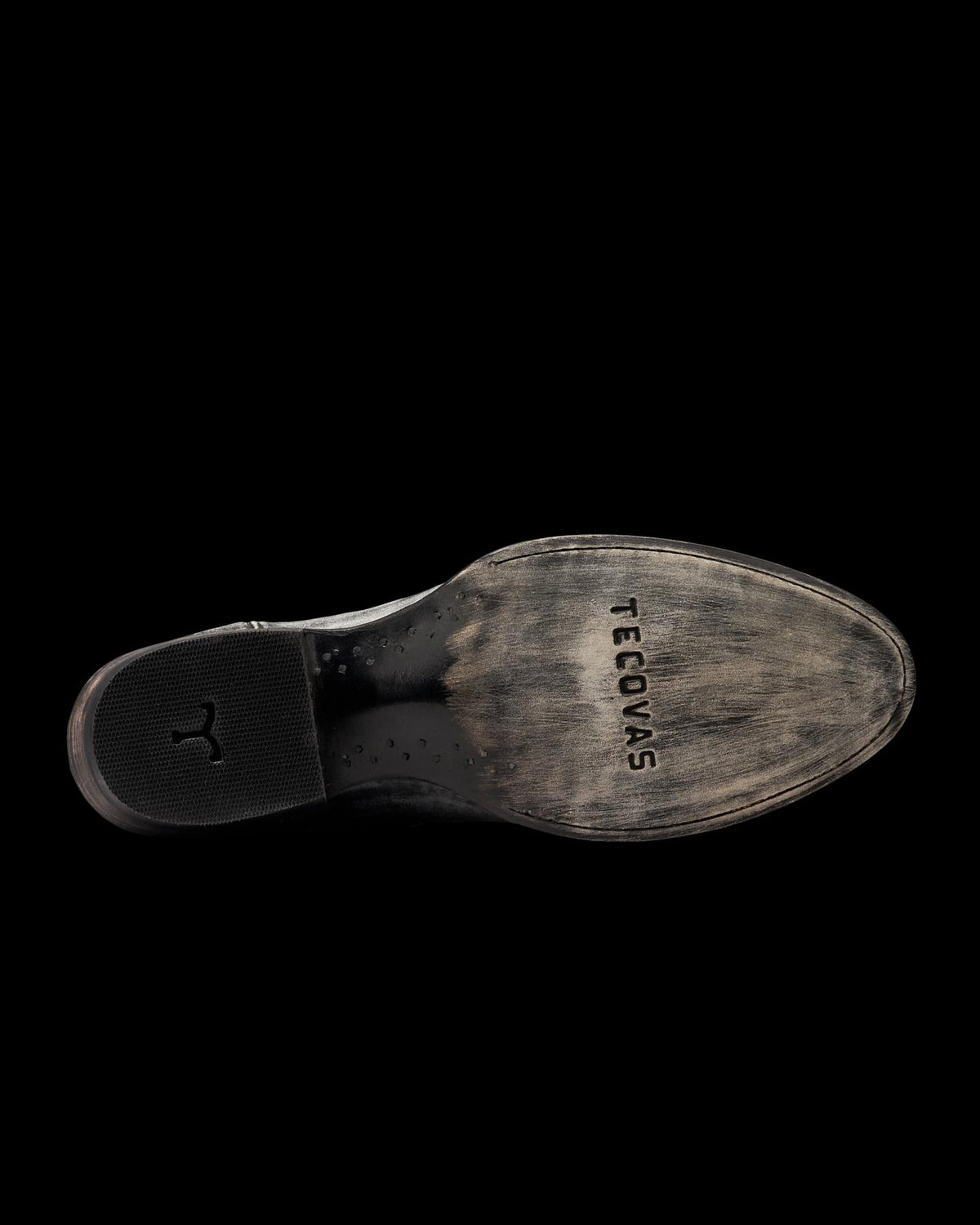 Sole view of The Cartwright - Gunsmoke Cowhide on plain background