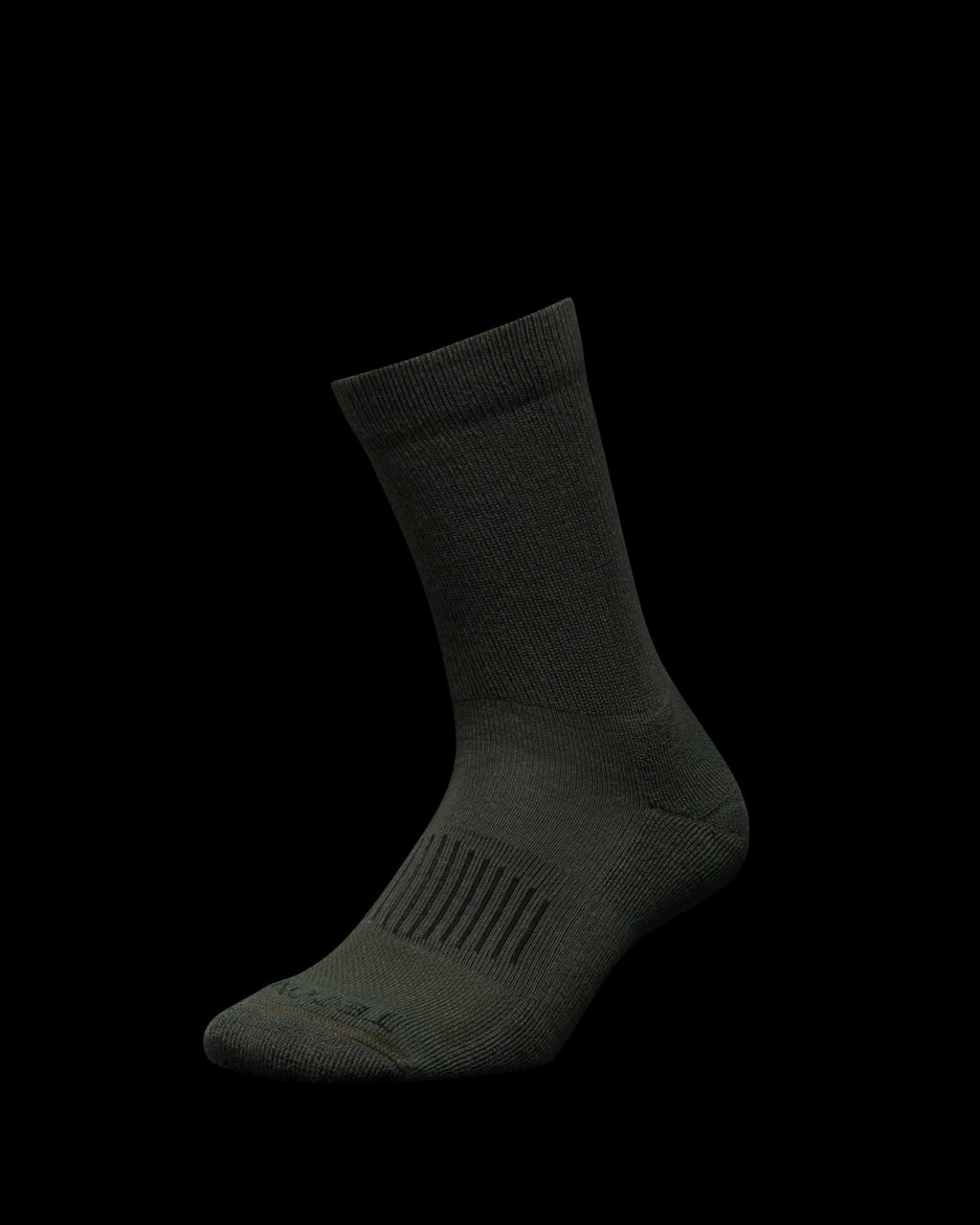 View of Crew Socks (3-Pack) - White / Green / Light Gray