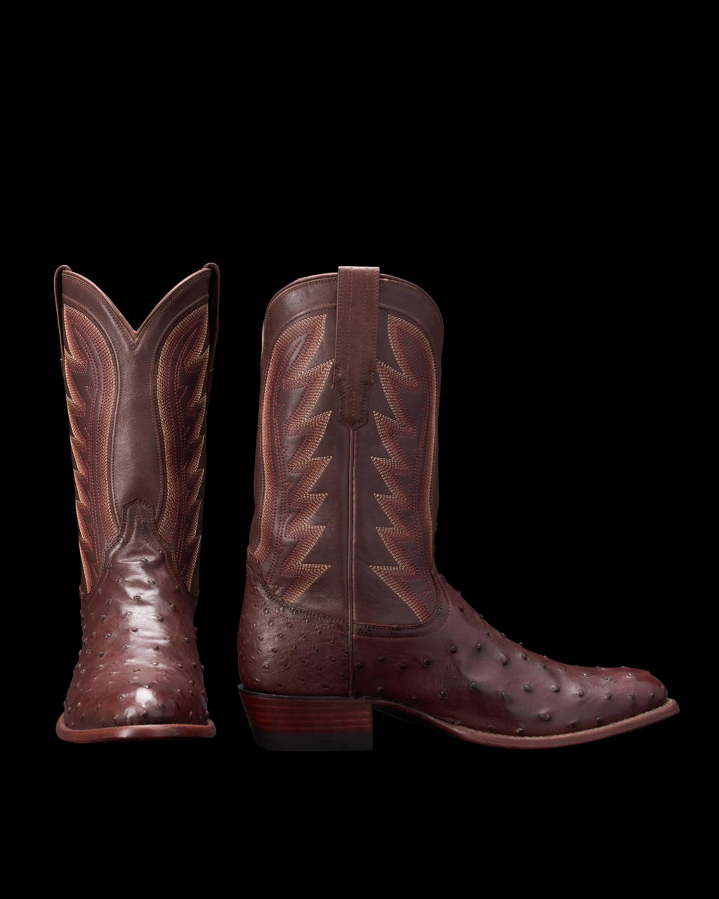 Pair view of The Wyatt II - Mahogany on plain background
