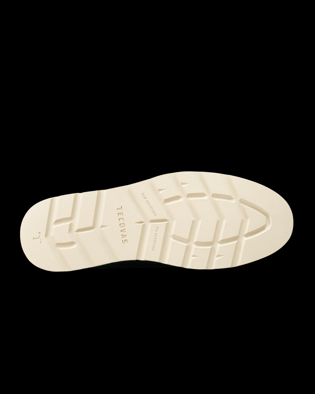 Sole view of The Knox Lace Up - Tobacco Cowhide on plain background