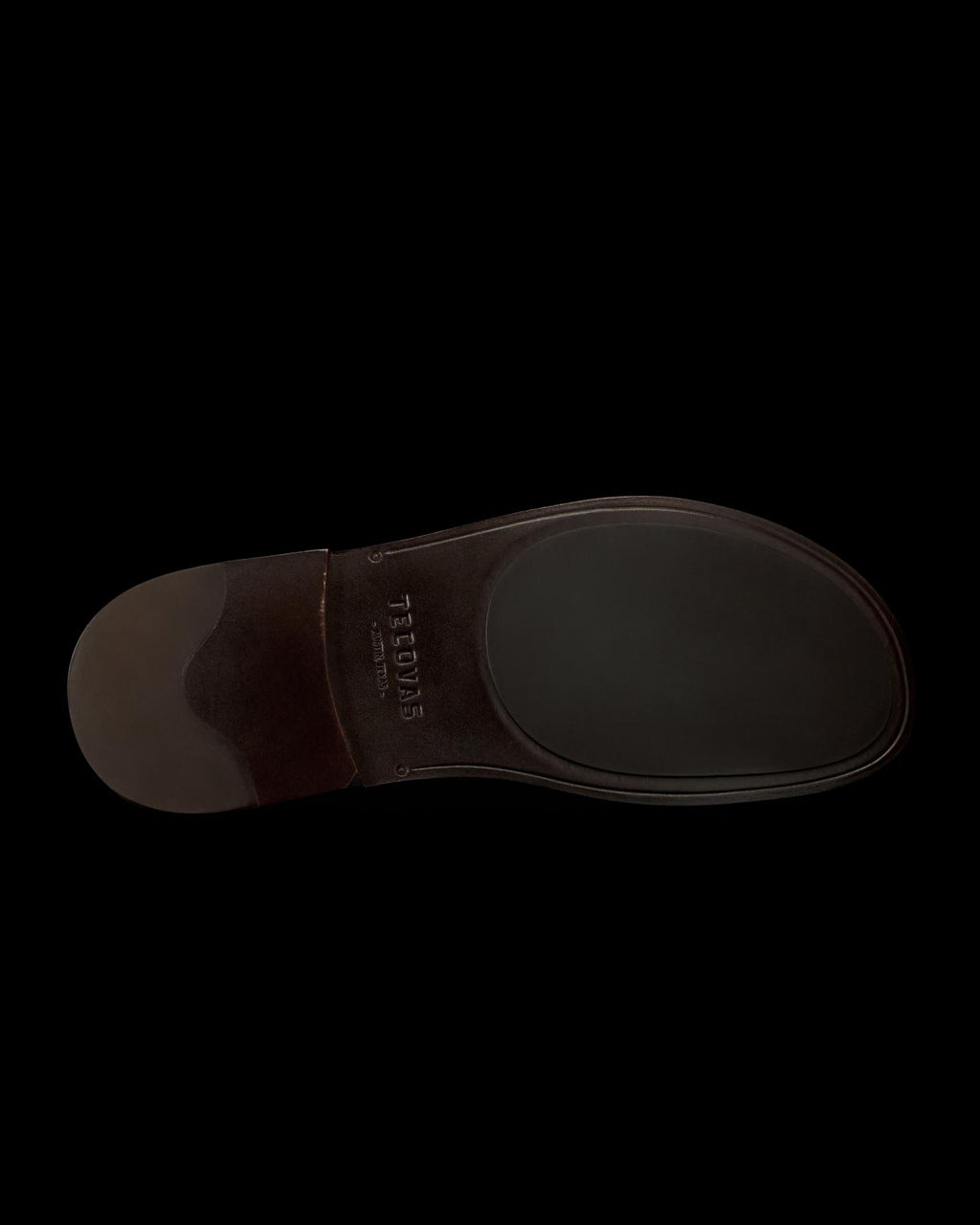 Sole view of The Lexington - Dark Chocolate on plain background