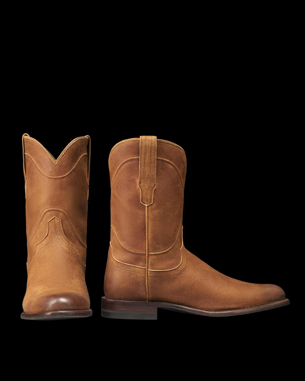 Pair view of The Earl - Husk Goat Roughout on plain background