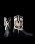 Pair view of The Jolene - Midnight / Bone on plain background
