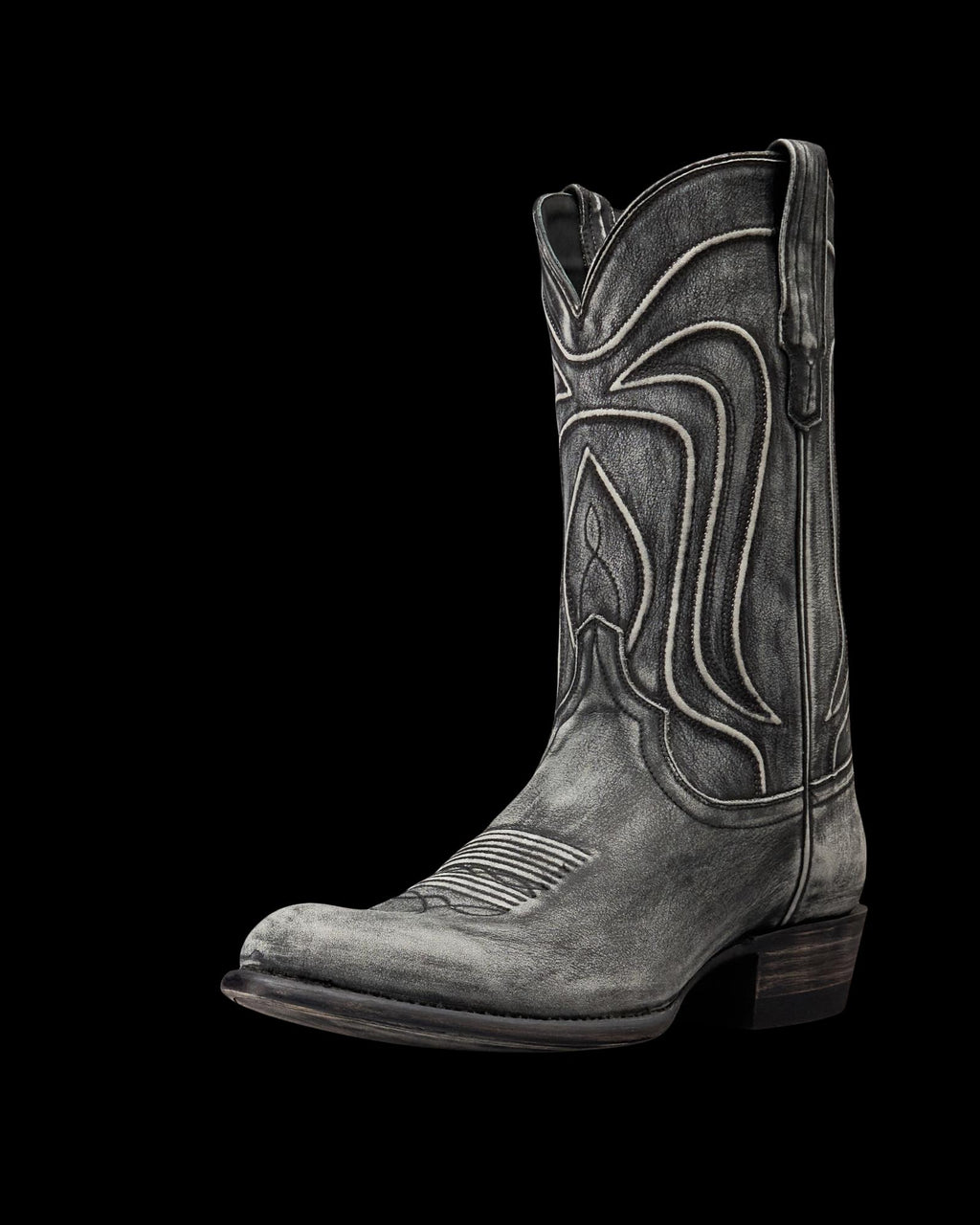 Quarterfront view of The Cartwright - Gunsmoke Cowhide on plain background