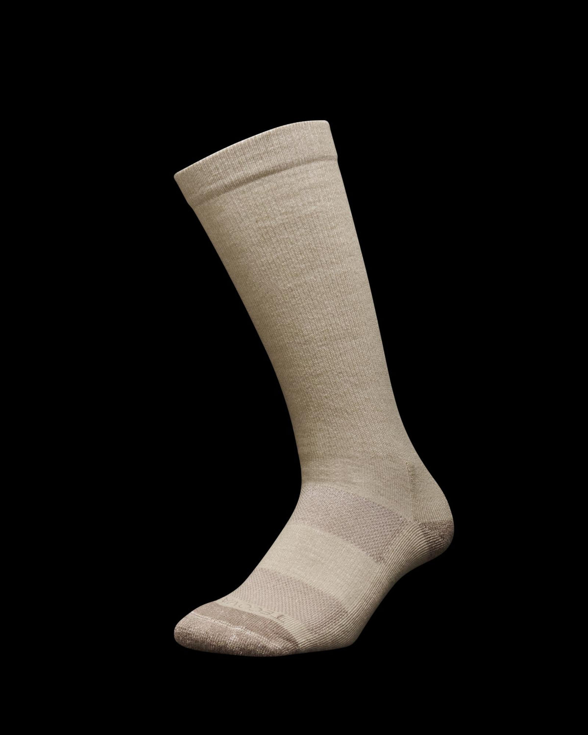 View of Mid-Calf Sock (3 Pack) - Tan / Dark Gray / Brown