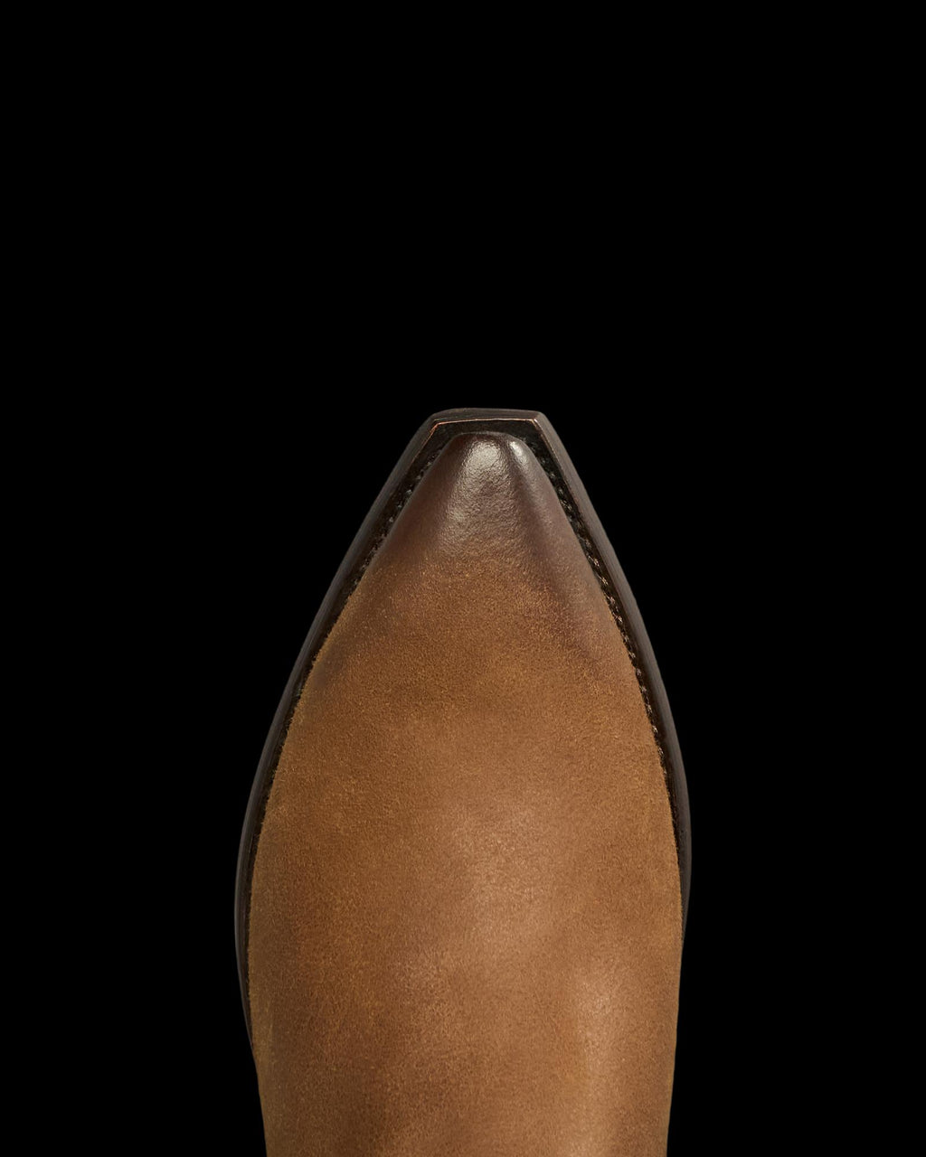 Toe view of The Blaze - Husk Goat Roughout on plain background