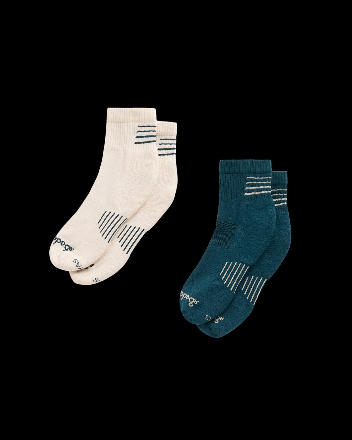 Front view of Hiker Socks (2-Pack) - Saddle Up Multi on plain background