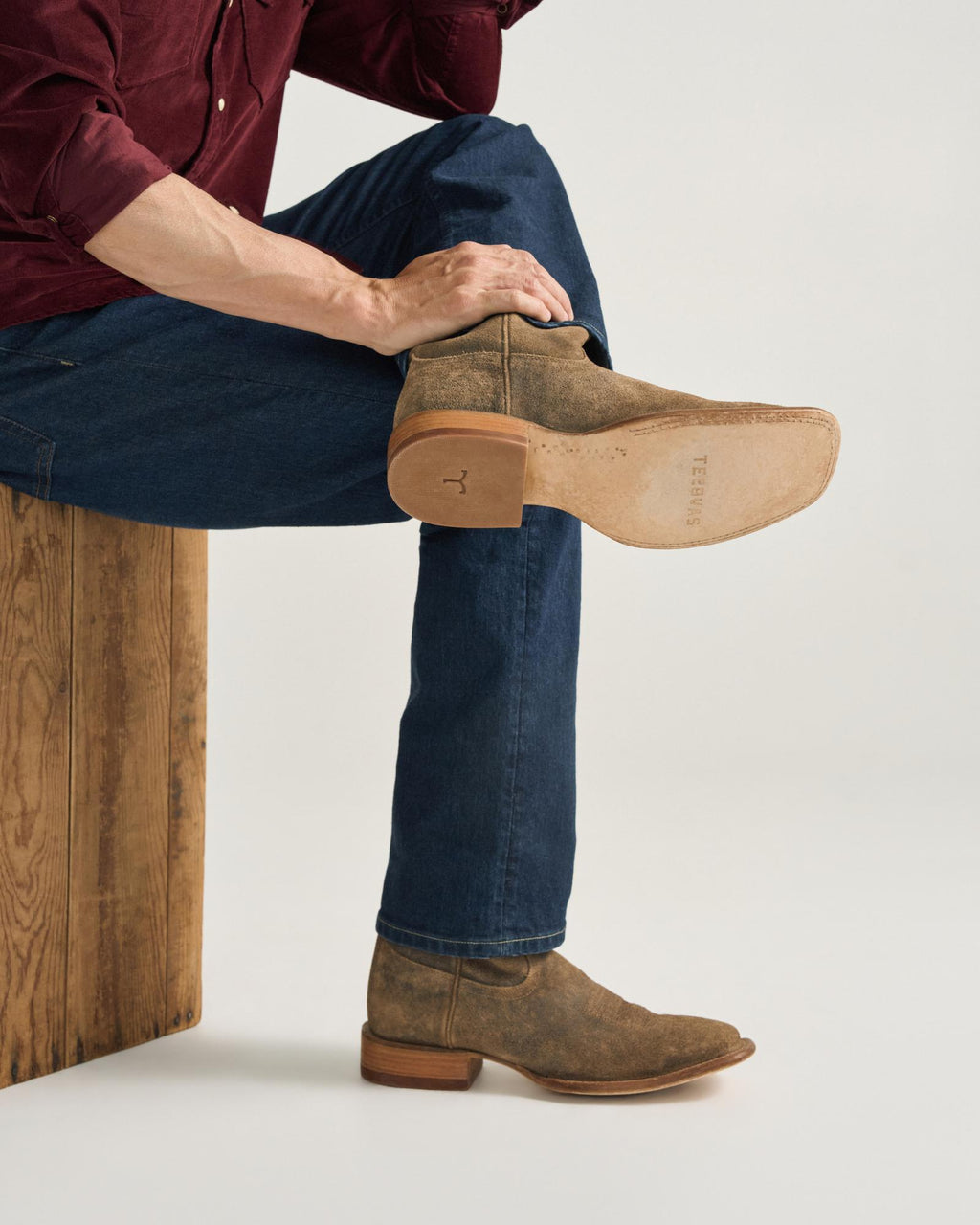 View of The Doc - Gravel Suede