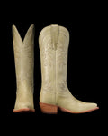 Pair view of The Annie - Light Sage Cowhide on plain background