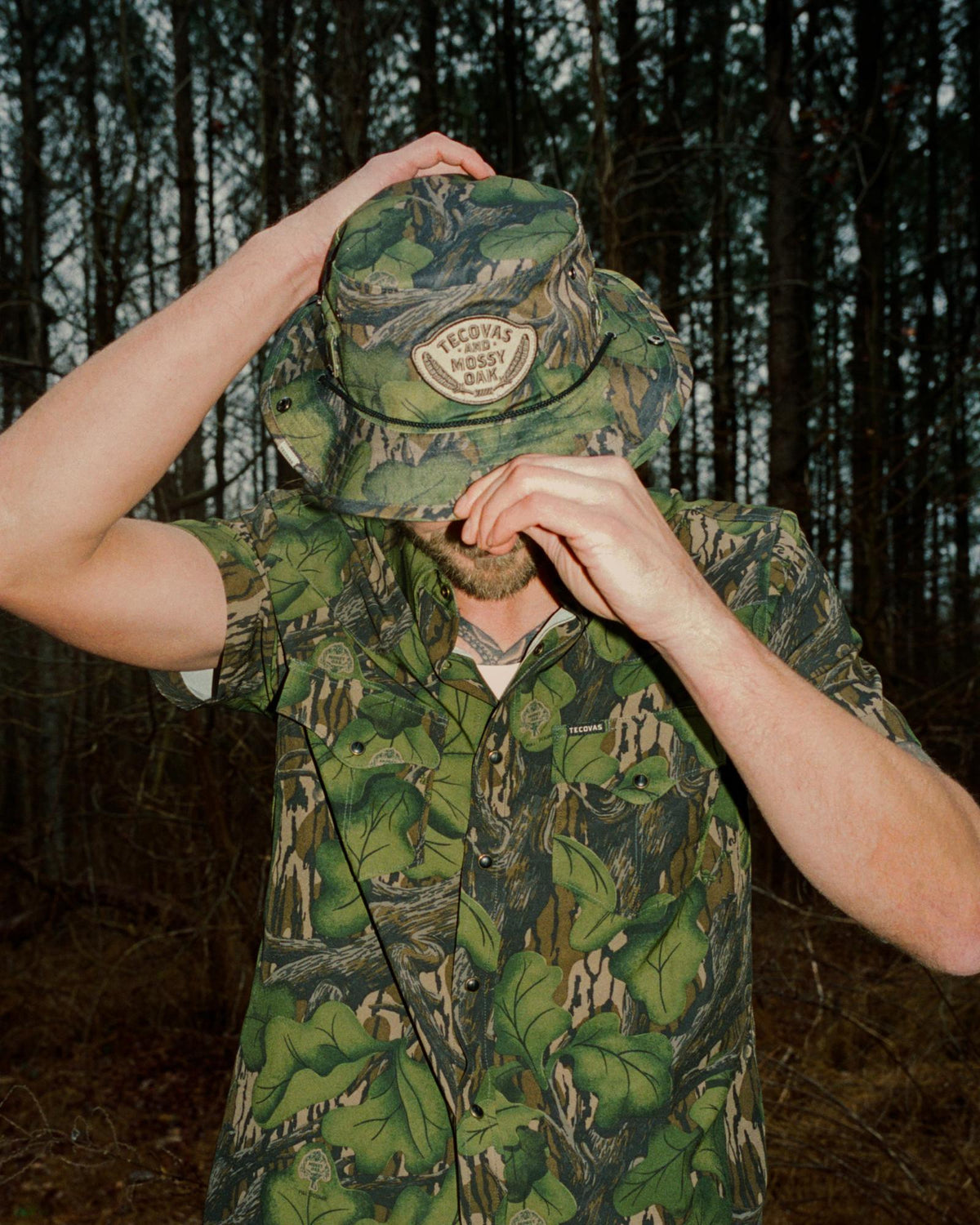 View of Tecovas x Mossy Oak Boonie Hat - Full Foliage