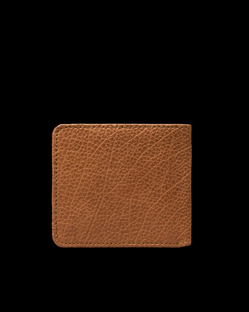 Back view of Bison Billfold - Tan on plain background