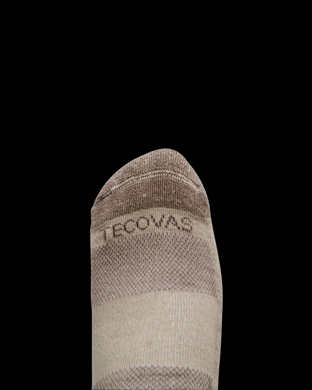 View of Mid-Calf Sock (3 Pack) - Tan / Dark Gray / Brown