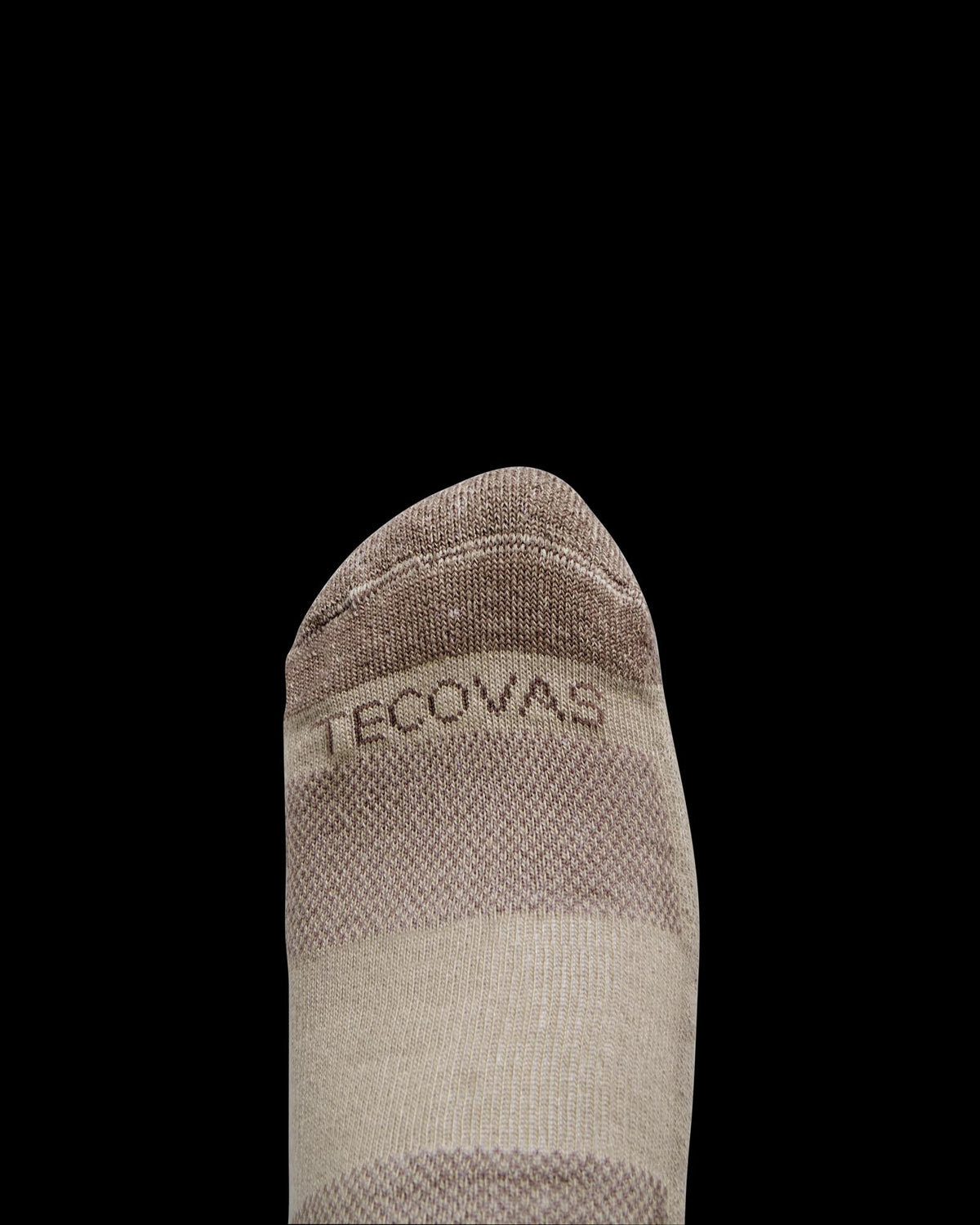 View of Mid-Calf Sock (3 Pack) - Tan / Dark Gray / Brown