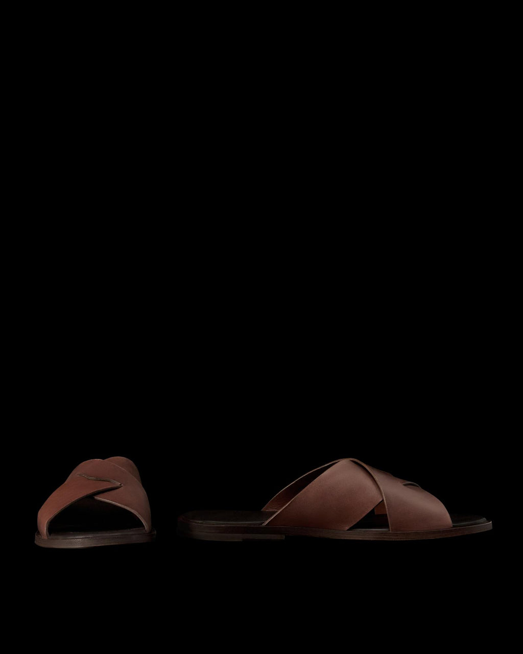 Pair view of The Lexington - Dark Chocolate on plain background