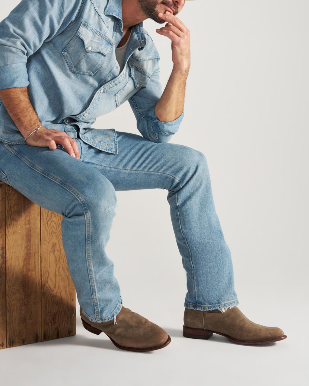 View of The Earl - Gravel Suede