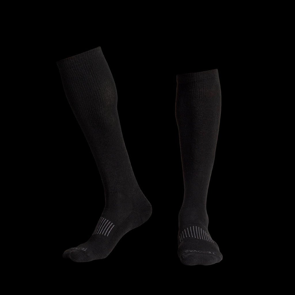 Pair view of Boot Socks - Midnight on plain background